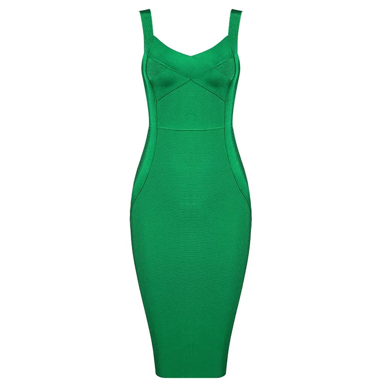 Lucky 🍀 Bandage Dress Evening Party Dress Vestidos