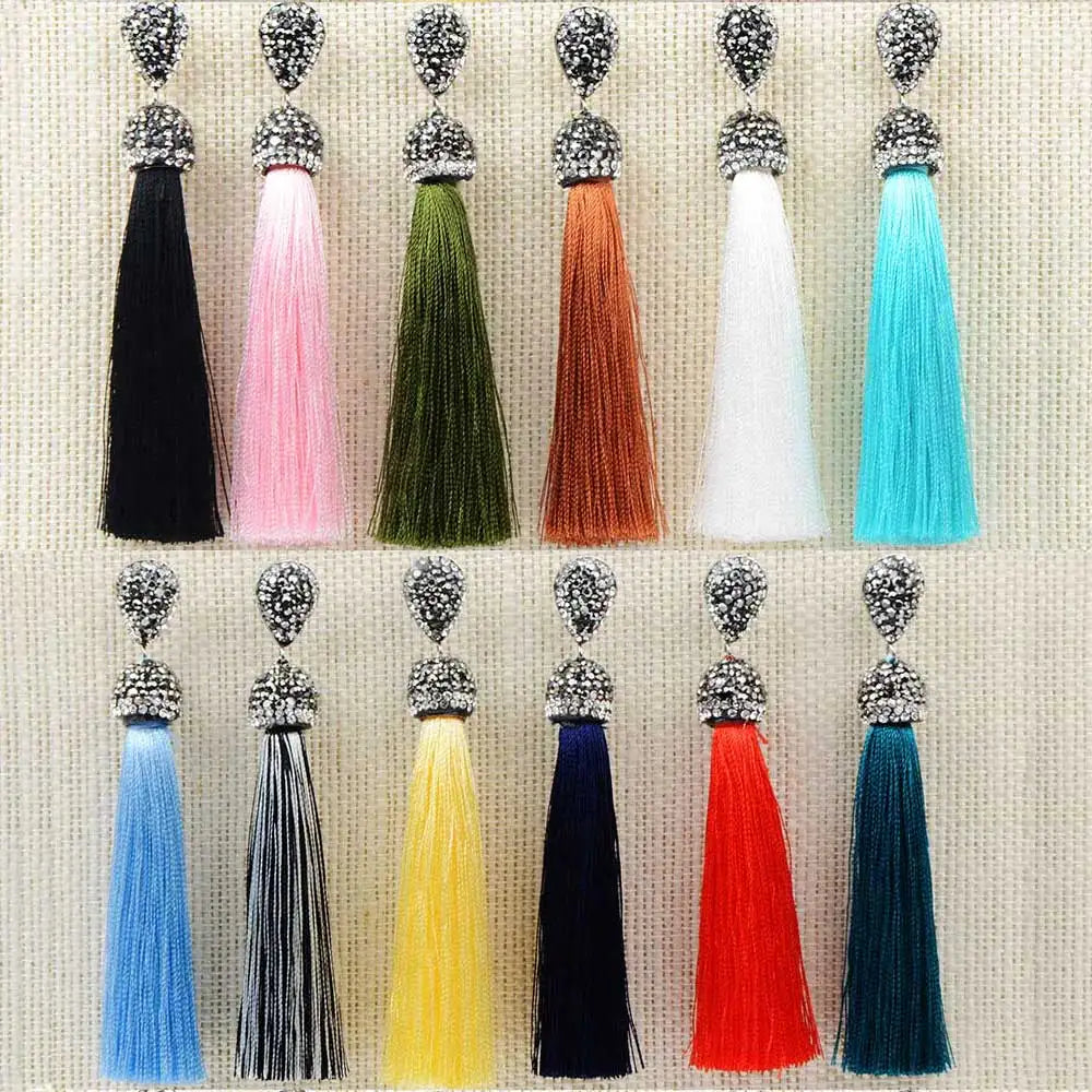 Diva Long Tassel Earrings