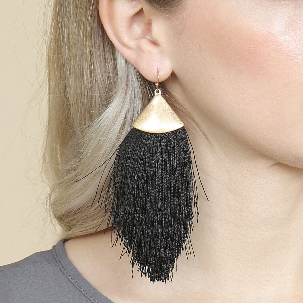 Big Energy Tassel Drop Earrings