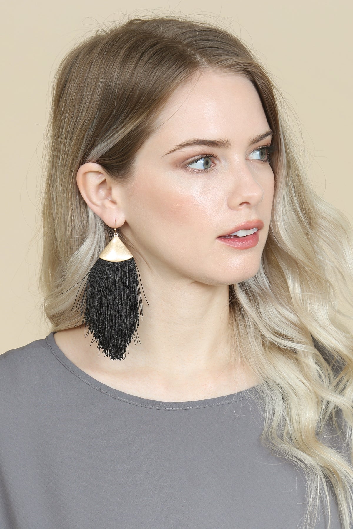 Big Energy Tassel Drop Earrings