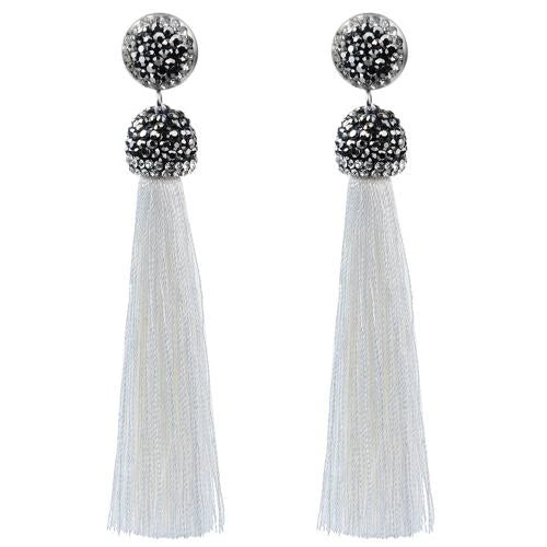 Diva Long Tassel Earrings